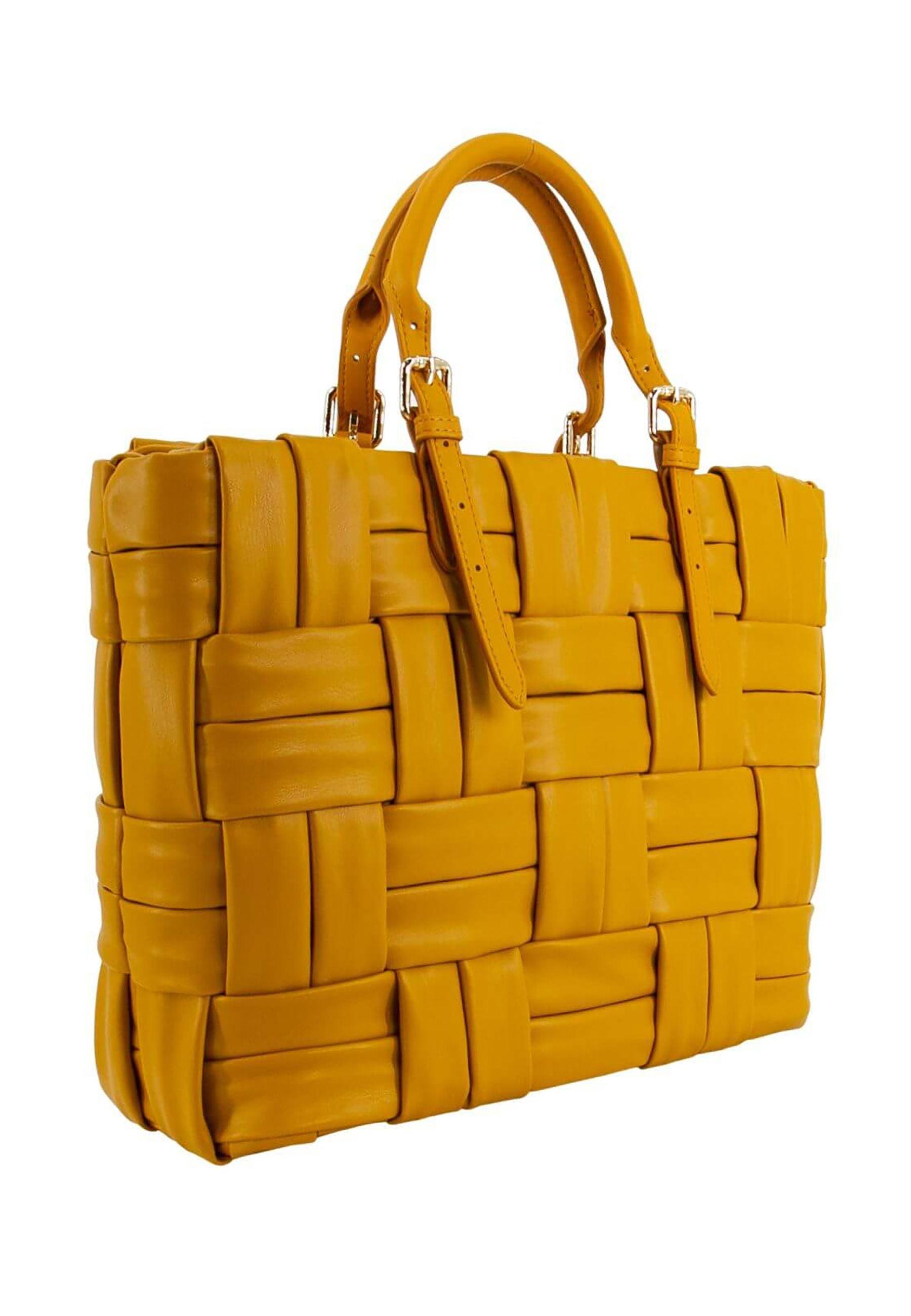 ERMANNO SCERVINO Nima Borsa Tote Yellow 12401460 - Sandrini Calzature e Abbigliamento