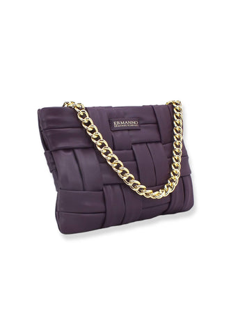 ERMANNO SCERVINO Nima Borsa Viola Eggplant 12401461 - Sandrini Calzature e Abbigliamento