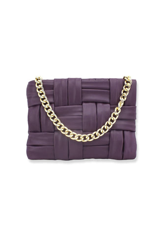 ERMANNO SCERVINO Nima Borsa Viola Eggplant 12401461 - Sandrini Calzature e Abbigliamento