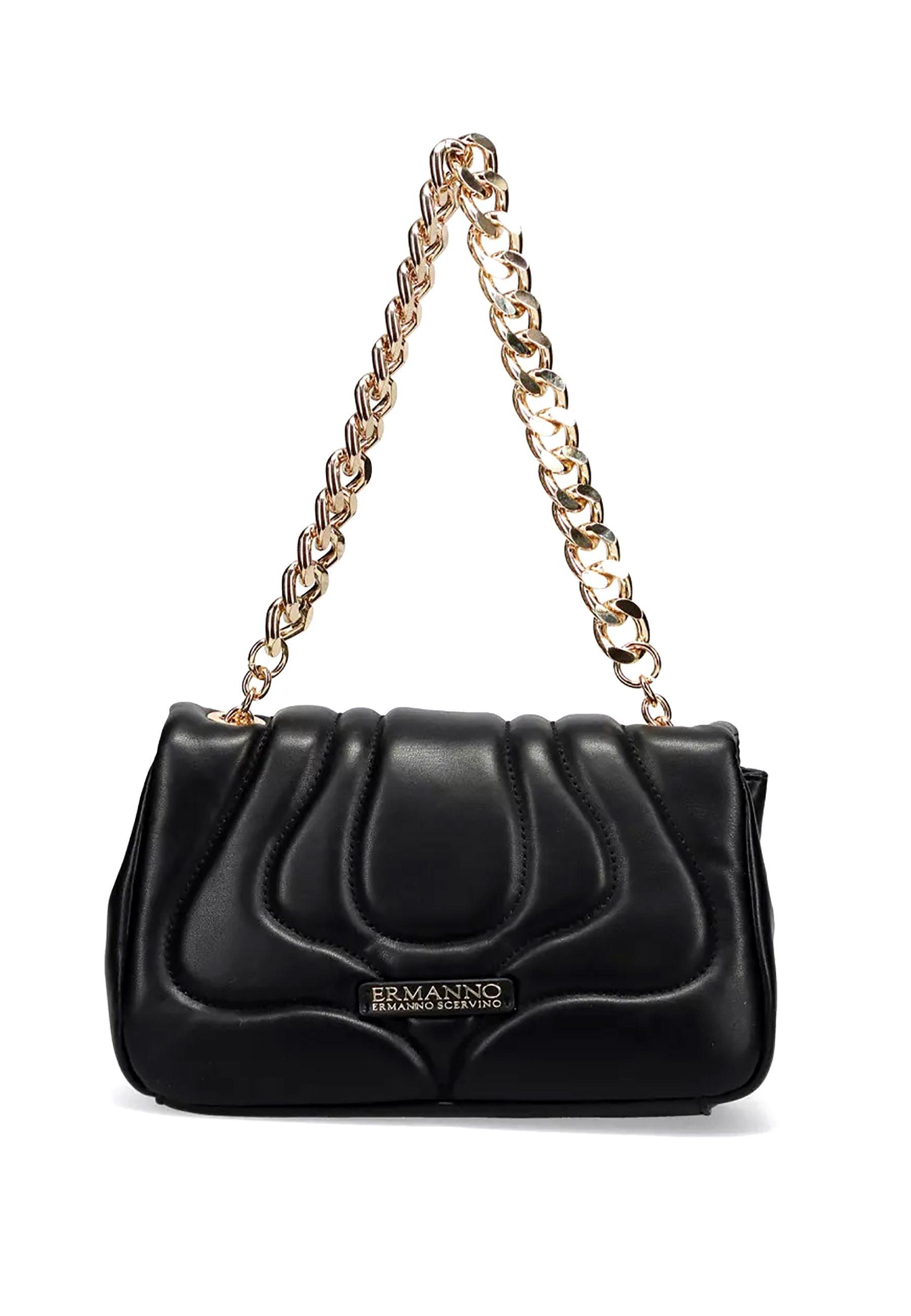 ERMANNO SCERVINO Nina Borsa Large Black 12401438 - Sandrini Calzature e Abbigliamento