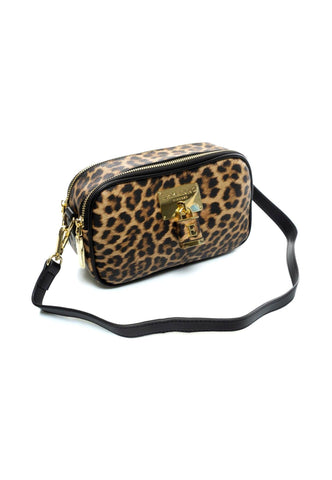 ERMANNO SCERVINO Ohanna Borsa Tracolla Leopard 12401494 - Sandrini Calzature e Abbigliamento