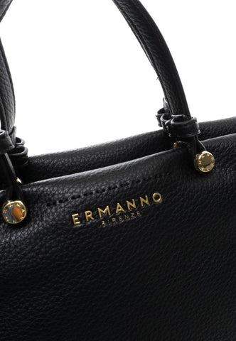 ERMANNO SCERVINO Petra Borsa Double Hand Black 12401627 - Sandrini Calzature e Abbigliamento