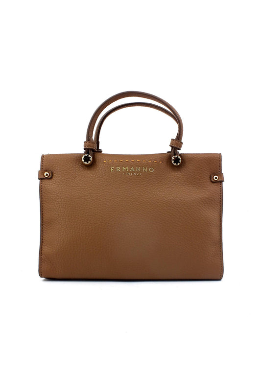 ERMANNO SCERVINO Petra Borsa Double Handle Tan Marrone 12401627 - Sandrini Calzature e Abbigliamento