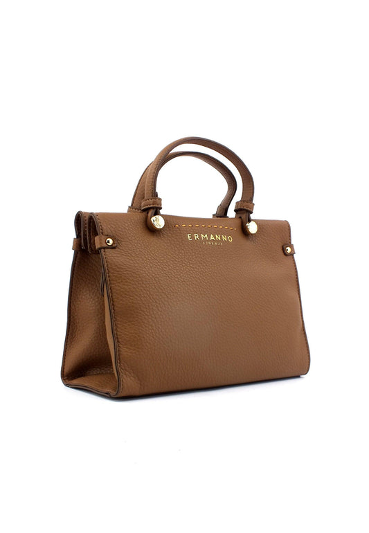 ERMANNO SCERVINO Petra Borsa Double Handle Tan Marrone 12401627 - Sandrini Calzature e Abbigliamento