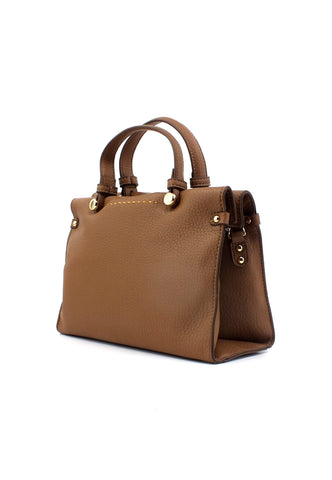 ERMANNO SCERVINO Petra Borsa Double Handle Tan Marrone 12401627 - Sandrini Calzature e Abbigliamento