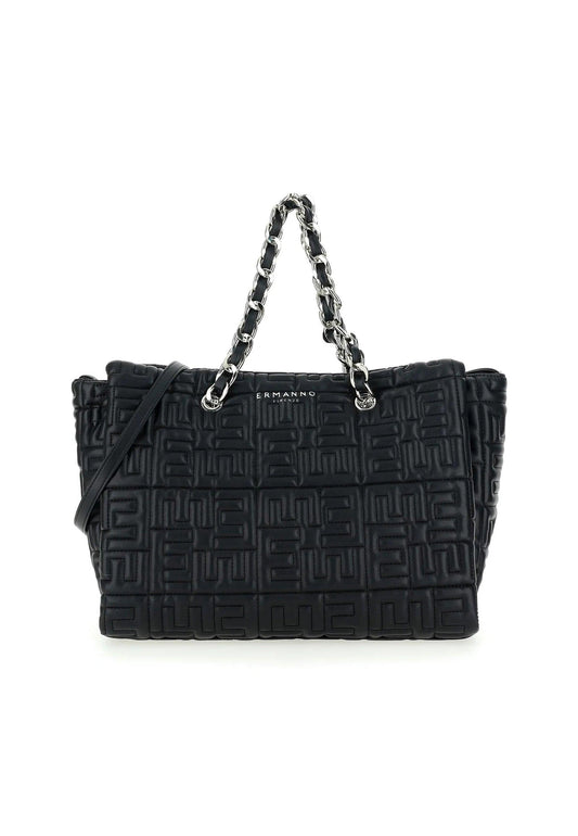 ERMANNO SCERVINO Polly Borsa Double Handle Black 12401561 - Sandrini Calzature e Abbigliamento