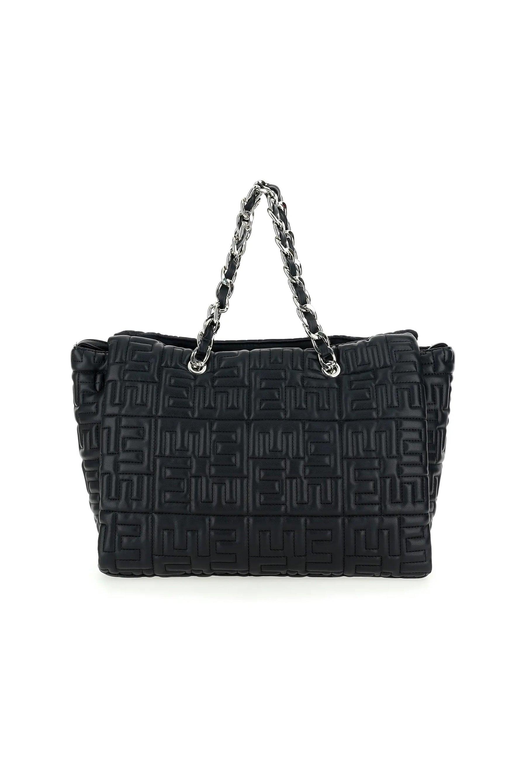 ERMANNO SCERVINO Polly Borsa Double Handle Black 12401561 - Sandrini Calzature e Abbigliamento
