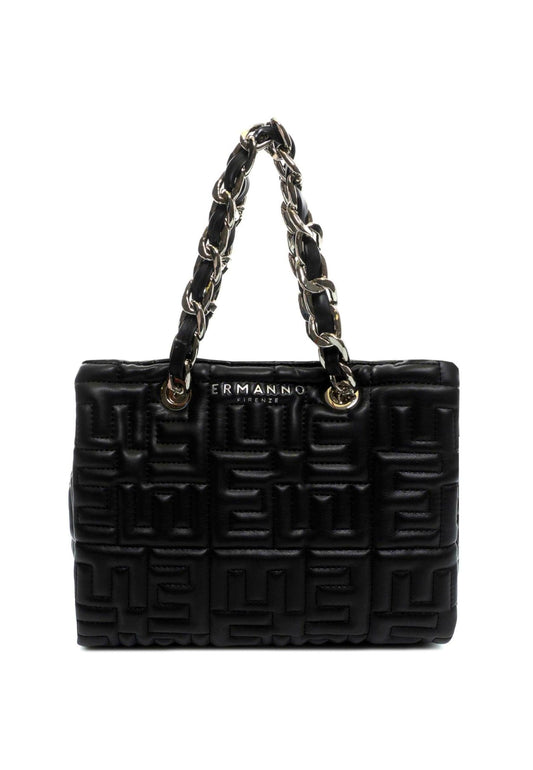 ERMANNO SCERVINO Polly Borsa Double Handle Black 12401562 - Sandrini Calzature e Abbigliamento