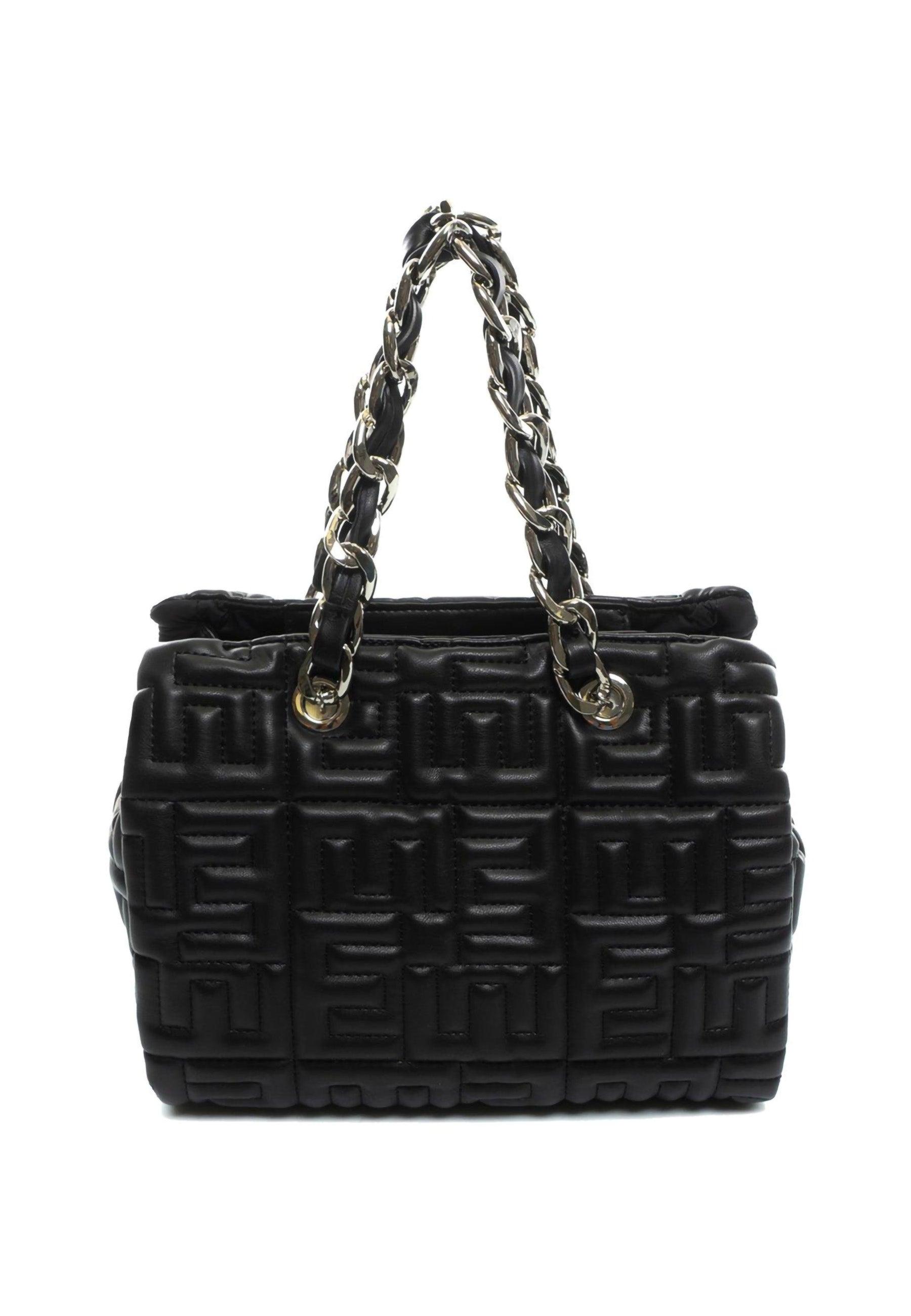 ERMANNO SCERVINO Polly Borsa Double Handle Black 12401562 - Sandrini Calzature e Abbigliamento