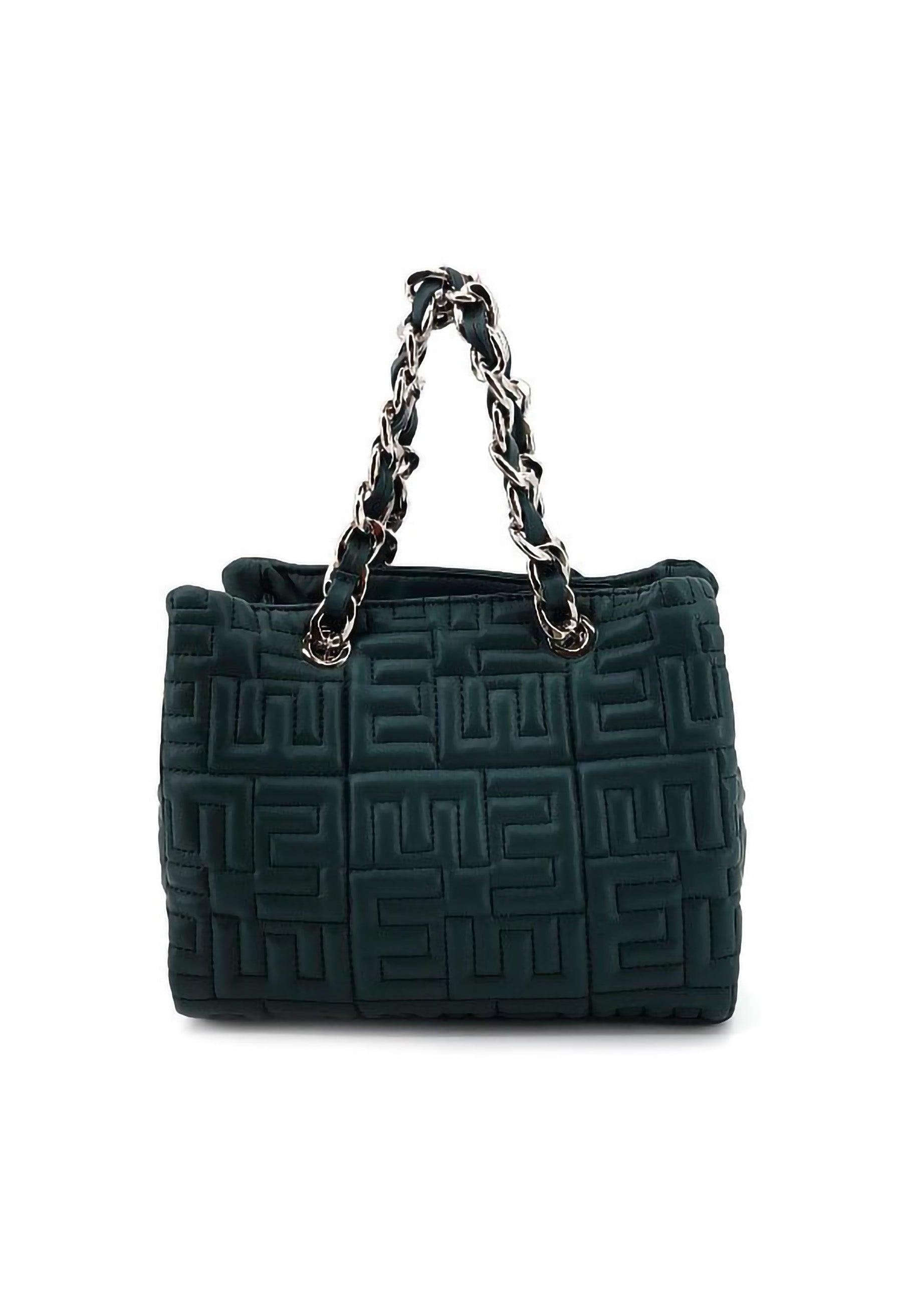 ERMANNO SCERVINO Polly Borsa Double Handle Green 12401562 - Sandrini Calzature e Abbigliamento