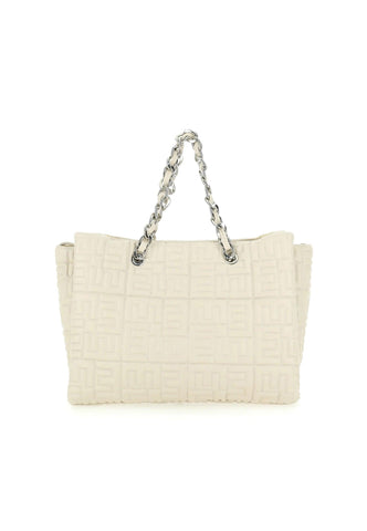 ERMANNO SCERVINO Polly Borsa Double Handle Ivory Bianco 12401561 - Sandrini Calzature e Abbigliamento