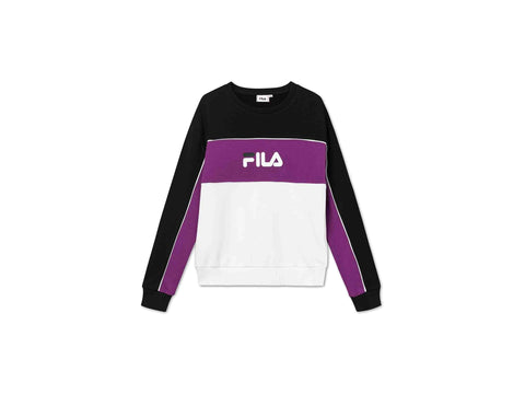 FILA Amina Blocked Crew Sweat Felpa - Sandrini Calzature e Abbigliamento