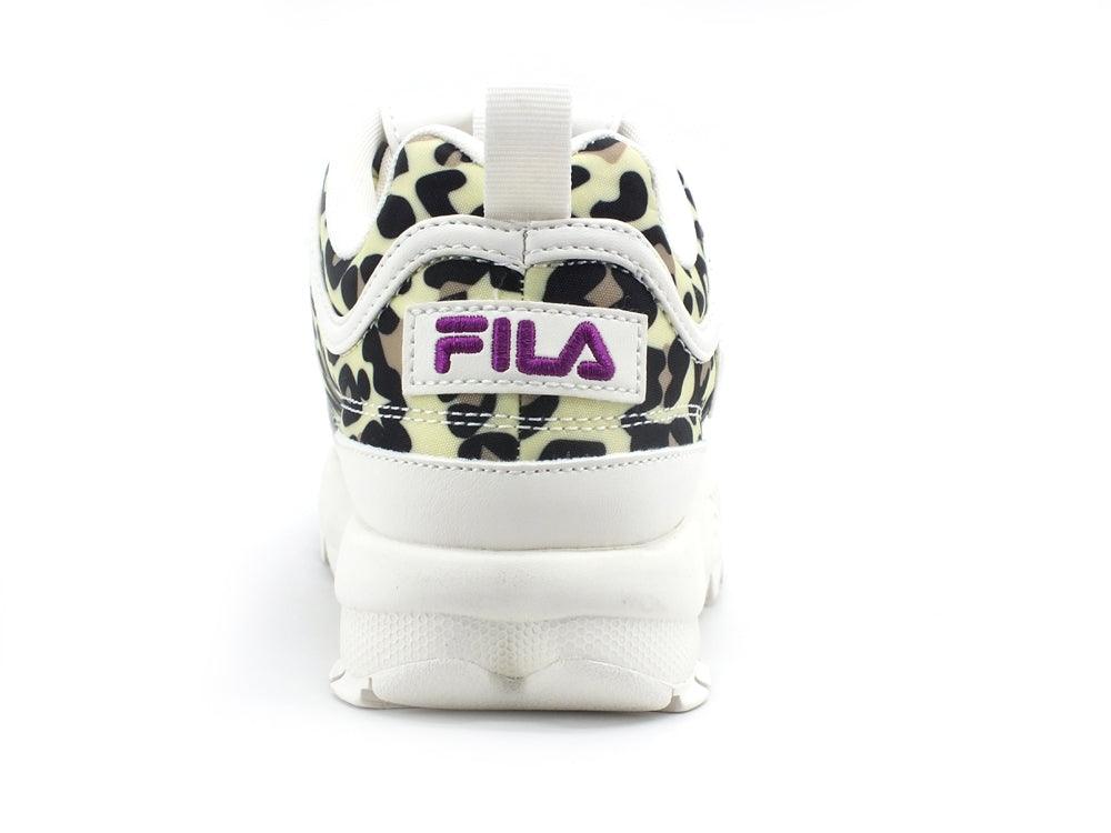 FILA Disruptor Kids Sneaker Bimba Marshmallow Leopard 1011082.79G - Sandrini Calzature e Abbigliamento