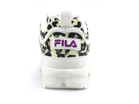 FILA Disruptor Kids Sneaker Bimba Marshmallow Leopard 1011082.79G - Sandrini Calzature e Abbigliamento