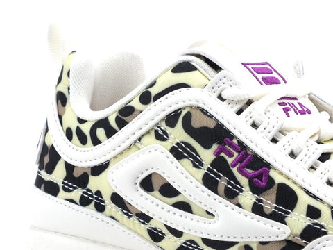FILA Disruptor Kids Sneaker Bimba Marshmallow Leopard 1011082.79G - Sandrini Calzature e Abbigliamento