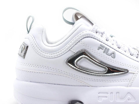 FILA Disruptor M Wmn Sneaker White Silver 1011411.93N - Sandrini Calzature e Abbigliamento