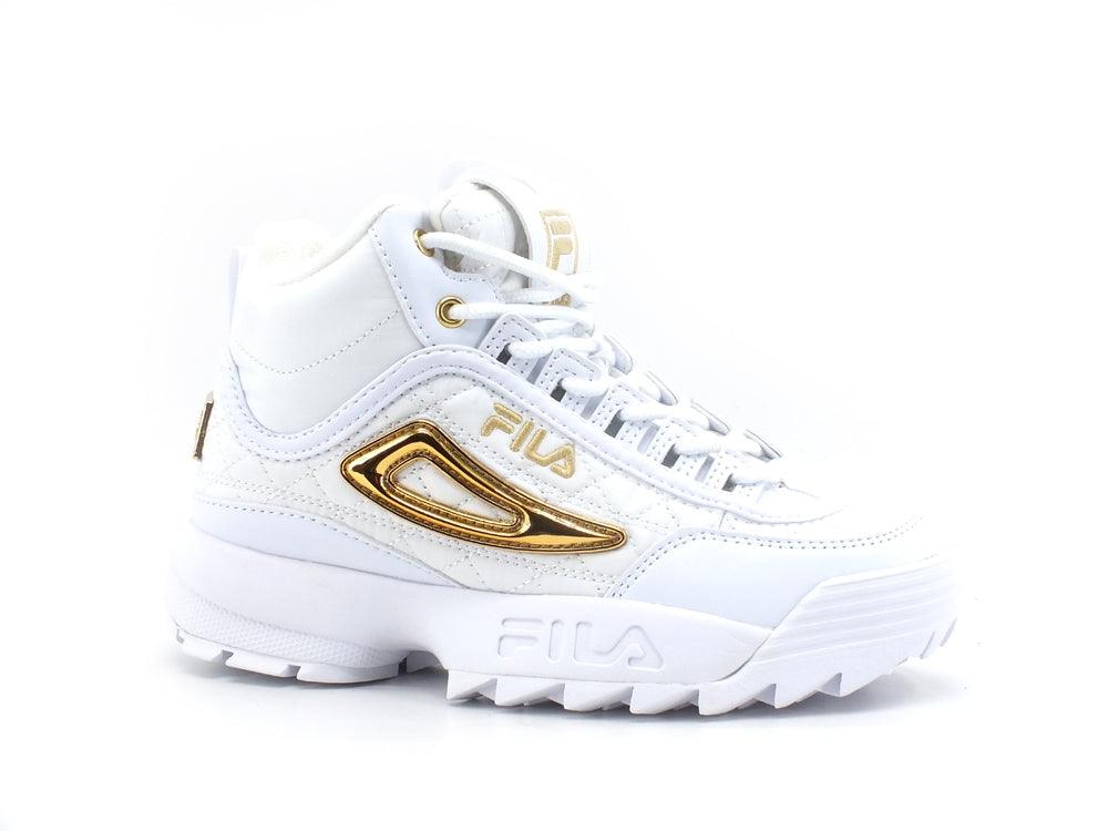FILA Disruptor Q Wmn Sneaker White Gold 1011407.94T - Sandrini Calzature e Abbigliamento