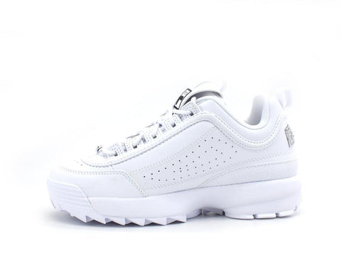 FILA Disruptor Wmn Sneaker Donna White Silver 1011237.93N - Sandrini Calzature e Abbigliamento