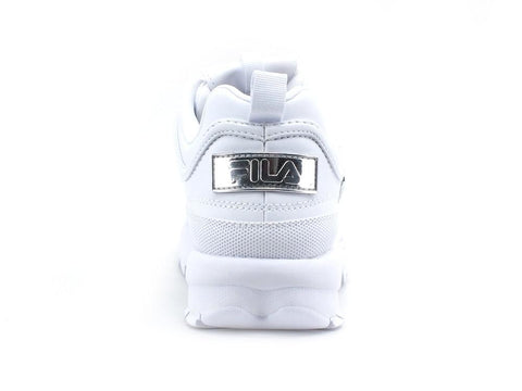 FILA Disruptor Wmn Sneaker Donna White Silver 1011237.93N - Sandrini Calzature e Abbigliamento