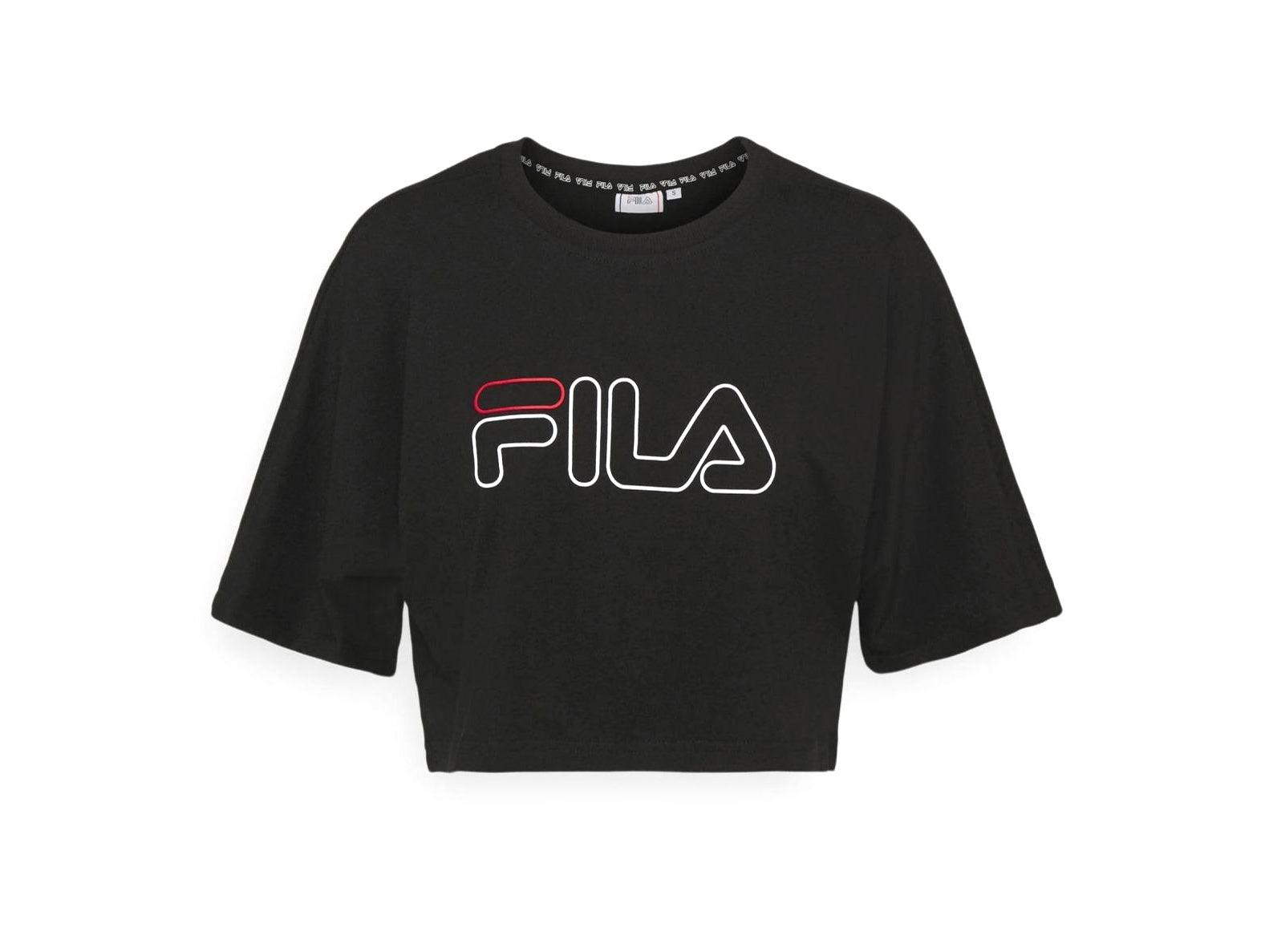 FILA Jamielle Wide Cropped Tee T-Shirt - Sandrini Calzature e Abbigliamento