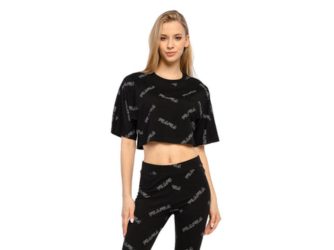 FILA Jamilia AOP Cropped T-Shirt - Sandrini Calzature e Abbigliamento