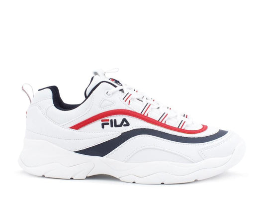 FILA Ray Low White Navy Red 1010561.150 - Sandrini Calzature e Abbigliamento