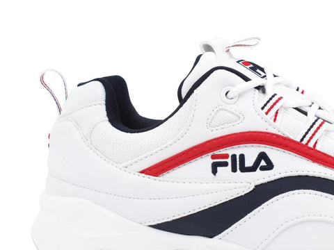 FILA Ray Low White Navy Red 1010561.150 - Sandrini Calzature e Abbigliamento