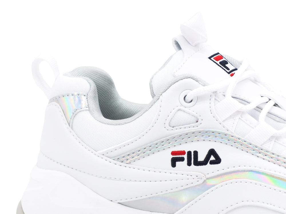 FILA Ray M Low WMN White Silver 1010763.00K - Sandrini Calzature e Abbigliamento