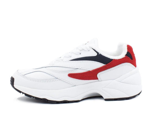 FILA V94M Jr White Red Navy 1010780.92F - Sandrini Calzature e Abbigliamento