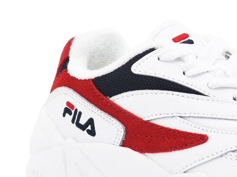 FILA V94M Jr White Red Navy 1010780.92F - Sandrini Calzature e Abbigliamento