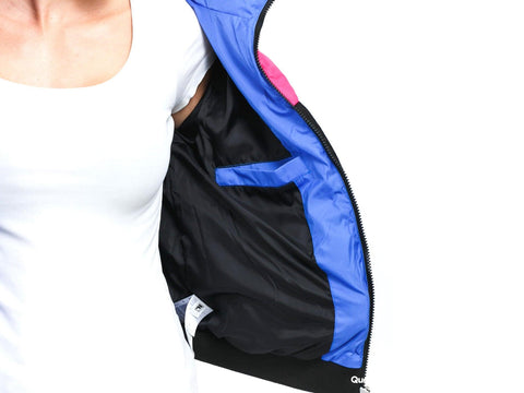 FILA Women Iris Puffer Jacket Giubbotto Piumino Black Blue Pink 683493 - Sandrini Calzature e Abbigliamento