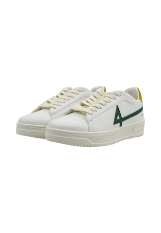 FOURLINE Sneaker Donna Green Yellow Bianco X500D - Sandrini Calzature e Abbigliamento