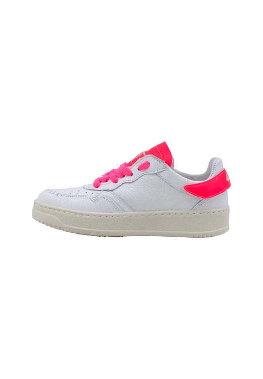 FOURLINE Sneaker Low Max Donna Bianco Rosa Fluo X81 - Sandrini Calzature e Abbigliamento