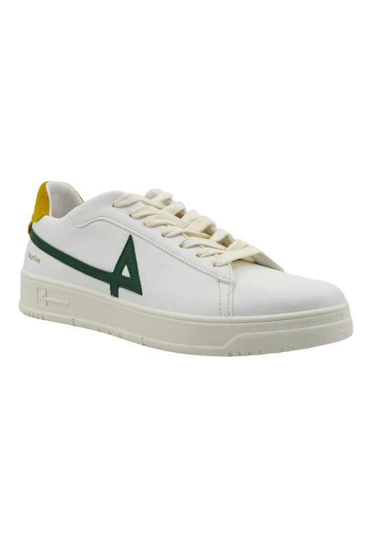 FOURLINE Sneaker Uomo Green Yellow Bianco X500U - Sandrini Calzature e Abbigliamento