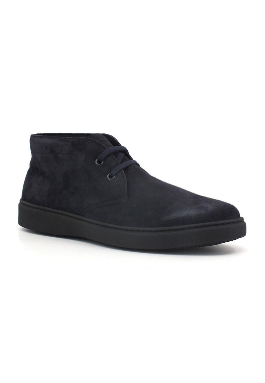 FRAU Waxy Stivaletto Stile Clark Uomo Blue 19A5109 - Sandrini Calzature e Abbigliamento