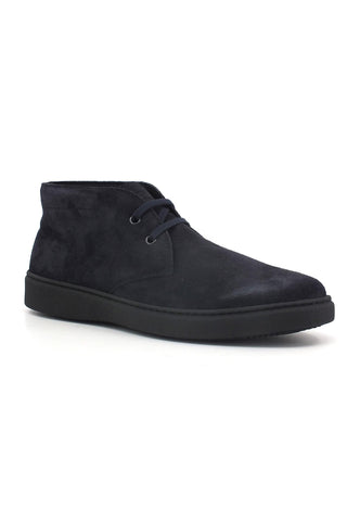 FRAU Waxy Stivaletto Stile Clark Uomo Blue 19A5109 - Sandrini Calzature e Abbigliamento