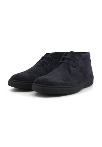 FRAU Waxy Stivaletto Stile Clark Uomo Blue 19A5109 - Sandrini Calzature e Abbigliamento