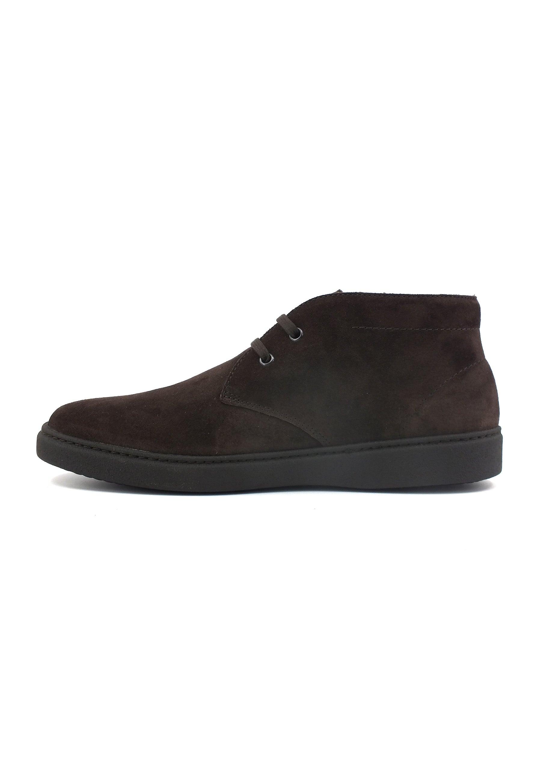 FRAU Waxy Stivaletto Stile Clark Uomo Pepe Marrone 19A5109 - Sandrini Calzature e Abbigliamento