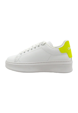 GAELLE Sneaker Donna Giallo Fluo Bianco GACAW00023 - Sandrini Calzature e Abbigliamento