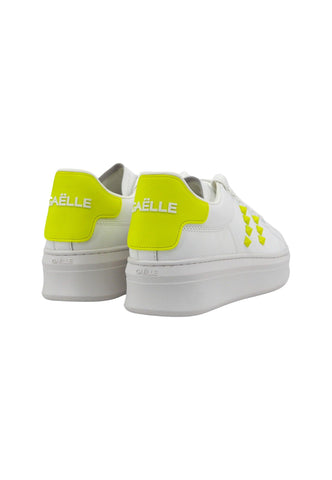 GAELLE Sneaker Donna Giallo Fluo Bianco GACAW00023 - Sandrini Calzature e Abbigliamento