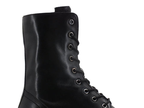 GEOX Anfibio Stivaletto Lacci Smooth Black D16QDF00043C9999 - Sandrini Calzature e Abbigliamento