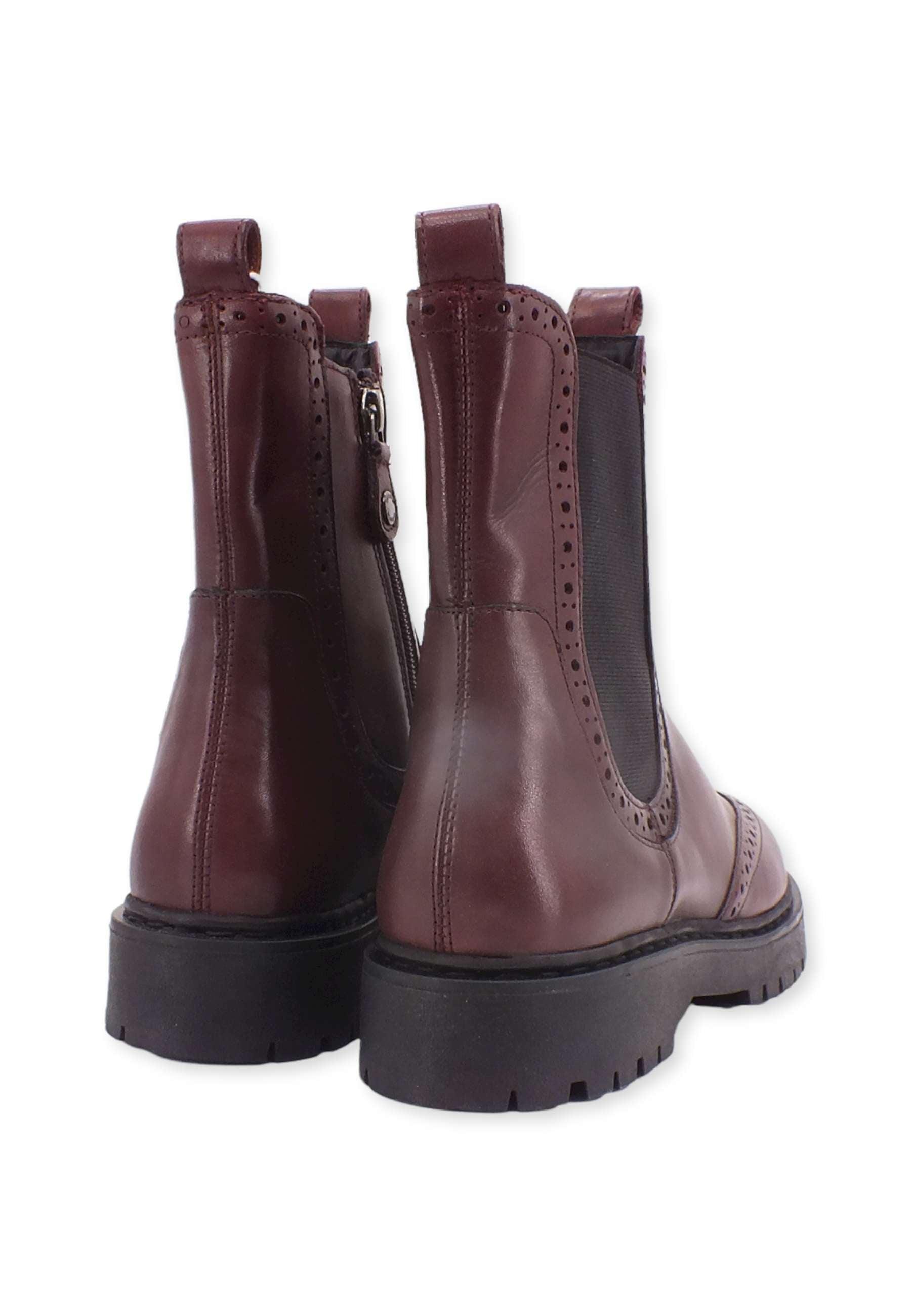 GEOX Bleyze Stivaletto Polacco Donna Bordeaux D26QDE00043C7005 - Sandrini Calzature e Abbigliamento