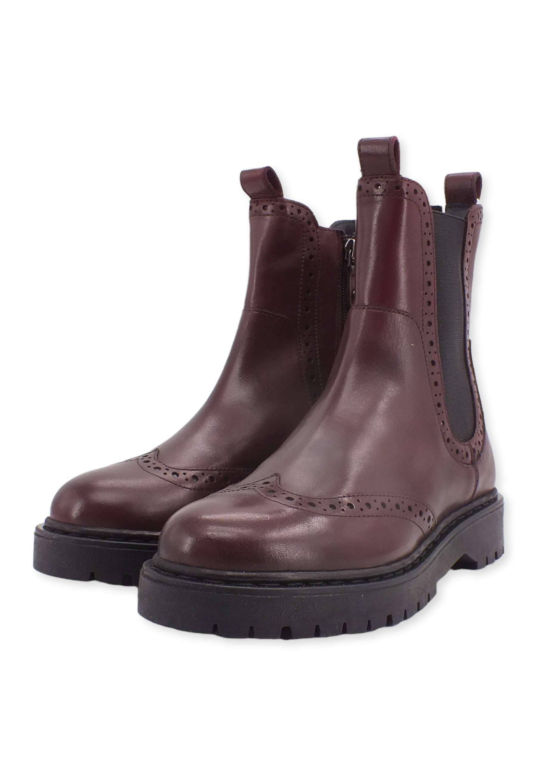 GEOX Bleyze Stivaletto Polacco Donna Bordeaux D26QDE00043C7005 - Sandrini Calzature e Abbigliamento