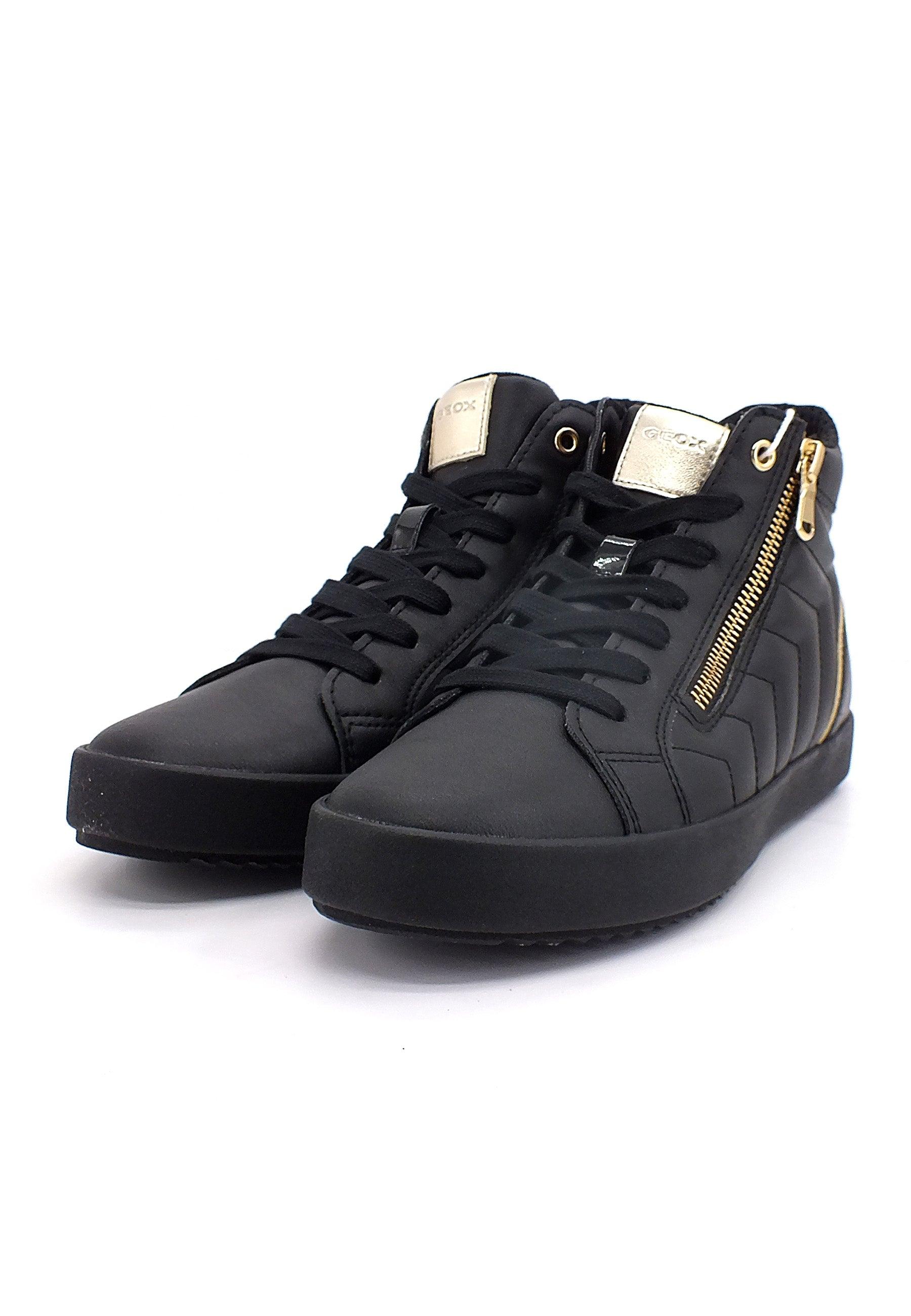 GEOX Blomiee Hi Sneaker Donna Black D266HE0BCARC9999 - Sandrini Calzature e Abbigliamento