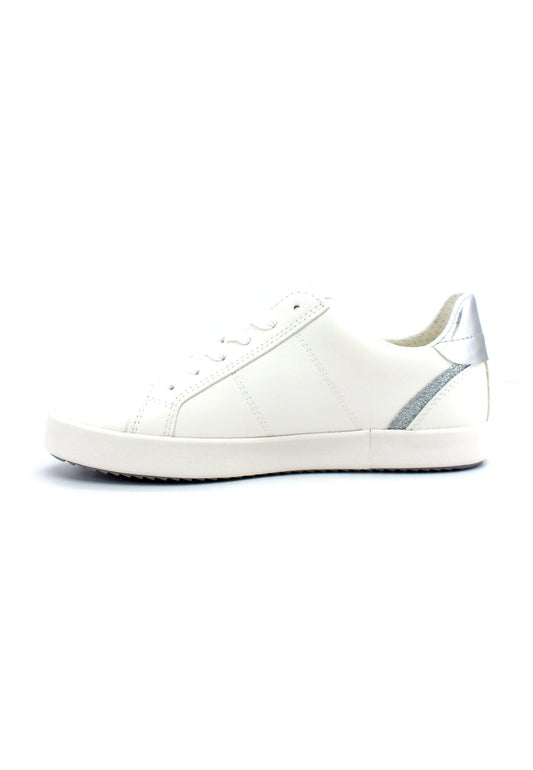 GEOX Blomiee Sneaker Donna Optic White Silver D356HE0BCBNC1151 - Sandrini Calzature e Abbigliamento