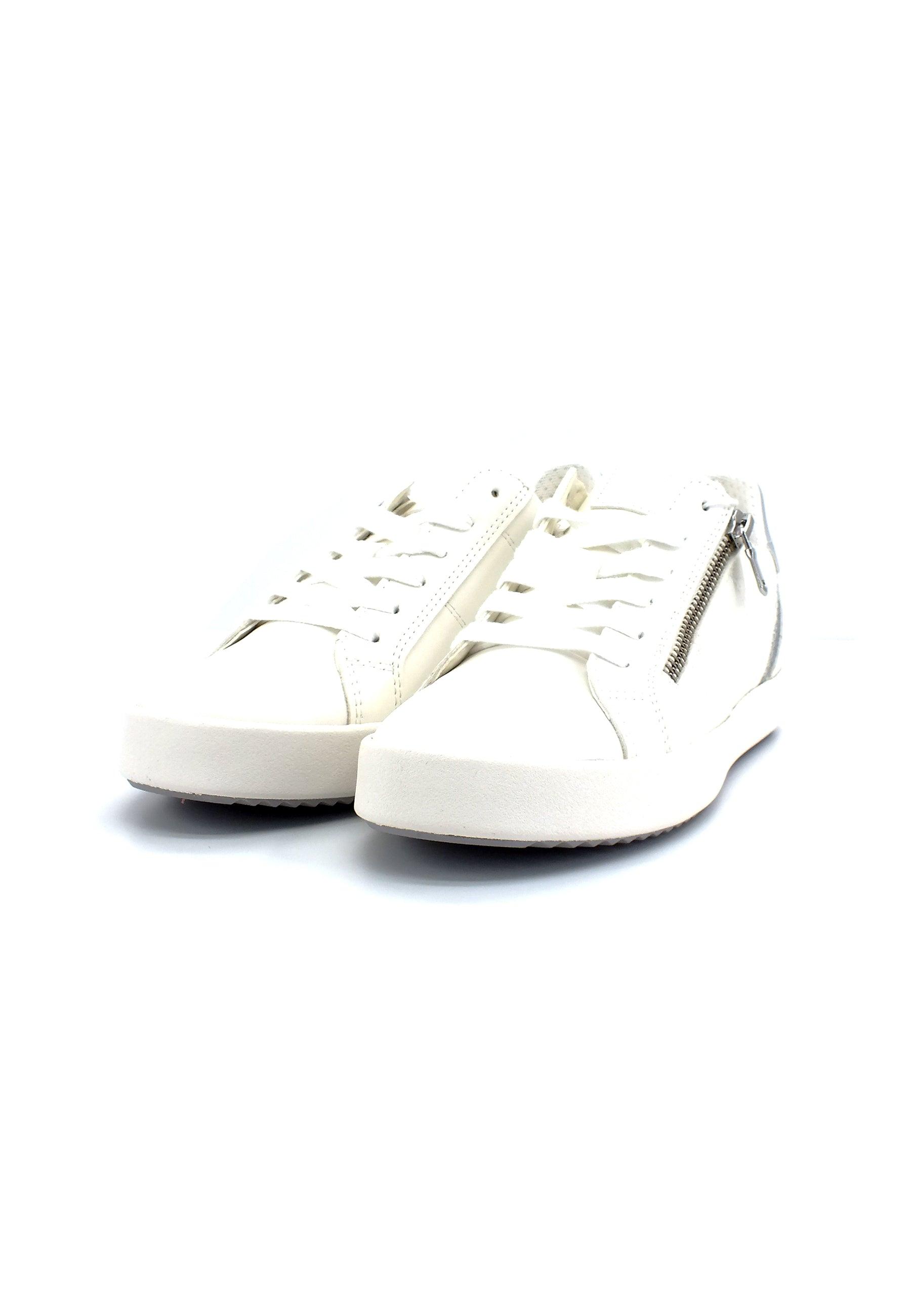 GEOX Blomiee Sneaker Donna Optic White Silver D356HE0BCBNC1151 - Sandrini Calzature e Abbigliamento