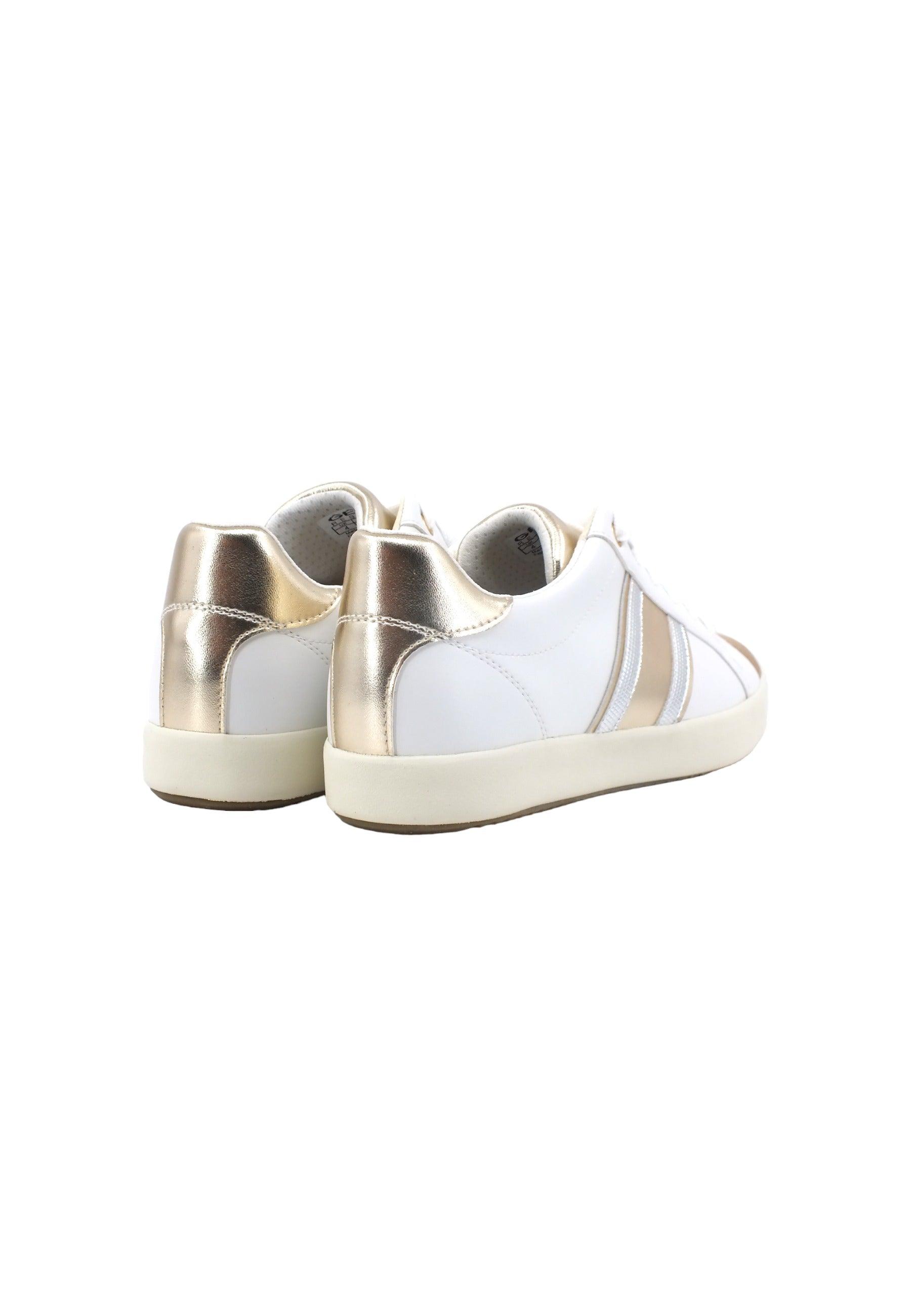 GEOX Blomiee Sneaker Donna White Beige D366HF0BCBNC0813 - Sandrini Calzature e Abbigliamento