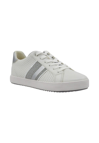 GEOX Blomiee Sneaker Donna White Silver D366HF054AJC0007 - Sandrini Calzature e Abbigliamento