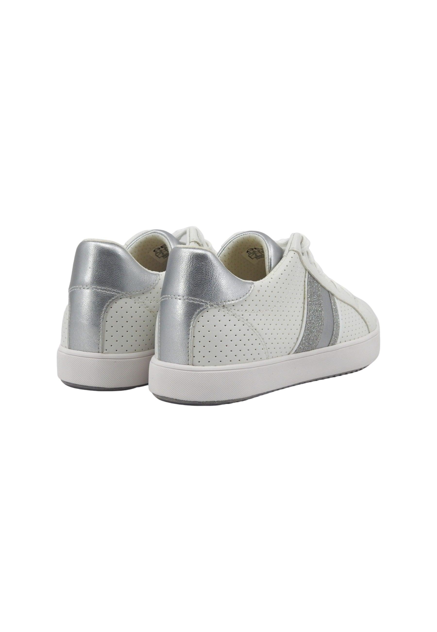 GEOX Blomiee Sneaker Donna White Silver D366HF054AJC0007 - Sandrini Calzature e Abbigliamento