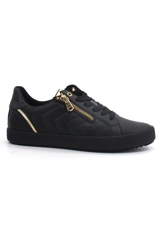 GEOX Blomiee Sneaker Retro Python Donna Black D266HD0BCARC9999 - Sandrini Calzature e Abbigliamento